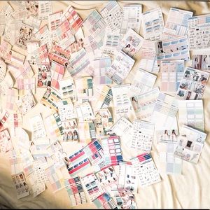 HUGE Erin Condren Planner Stickers Lot Bundle